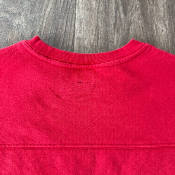 Vintagesoft Wedge Crewneck Sweatshirt – Large - Red - Picture 3 of 10